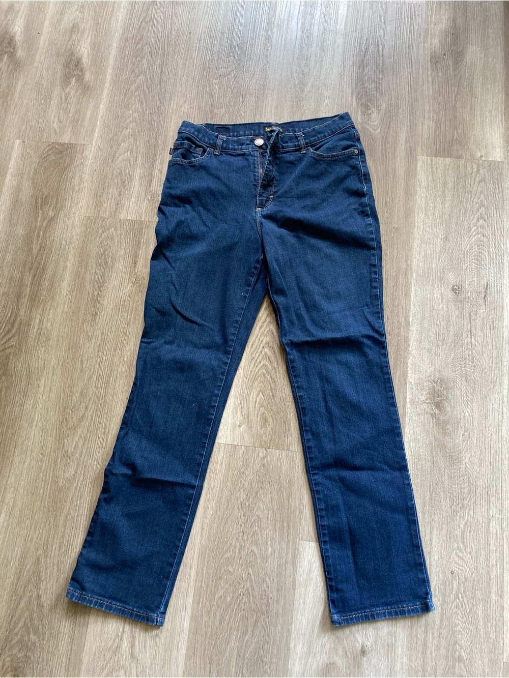 Lee Women's Dark Blue Straight-Leg Jeans
